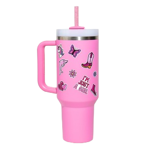 I'm Just A Girl Stickers