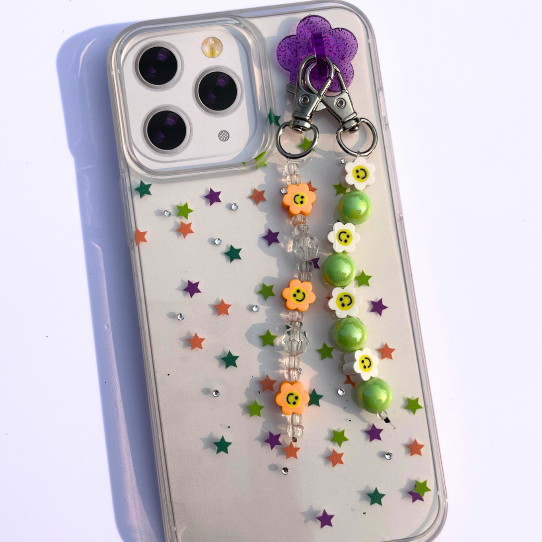Flower Phone Charms