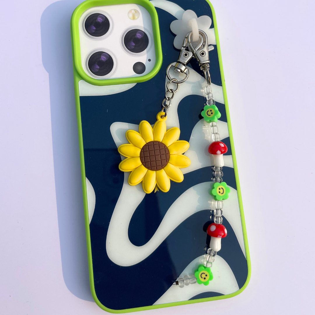 Nature Sunflower Phone Charms