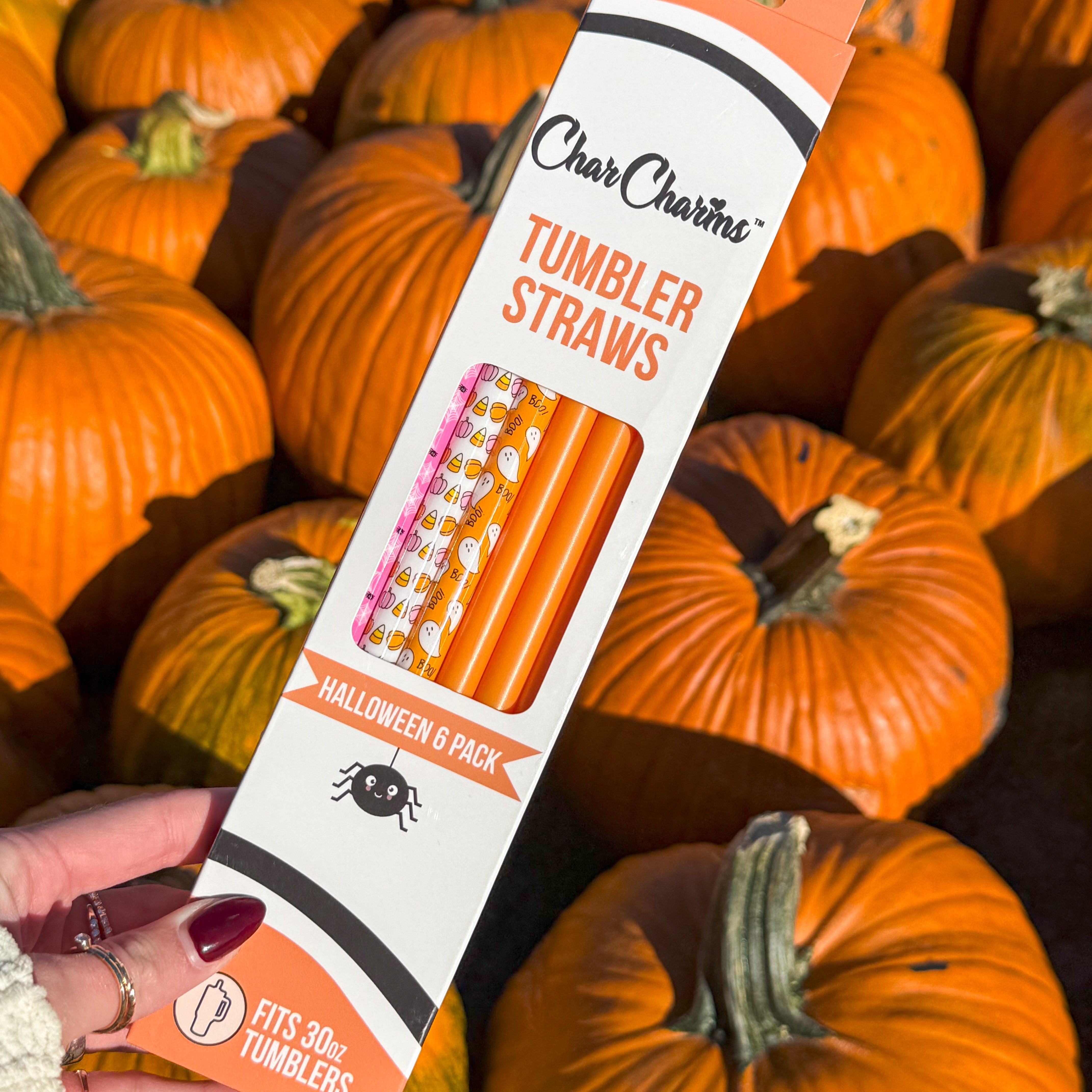 Halloween 40oz Tumbler Straws