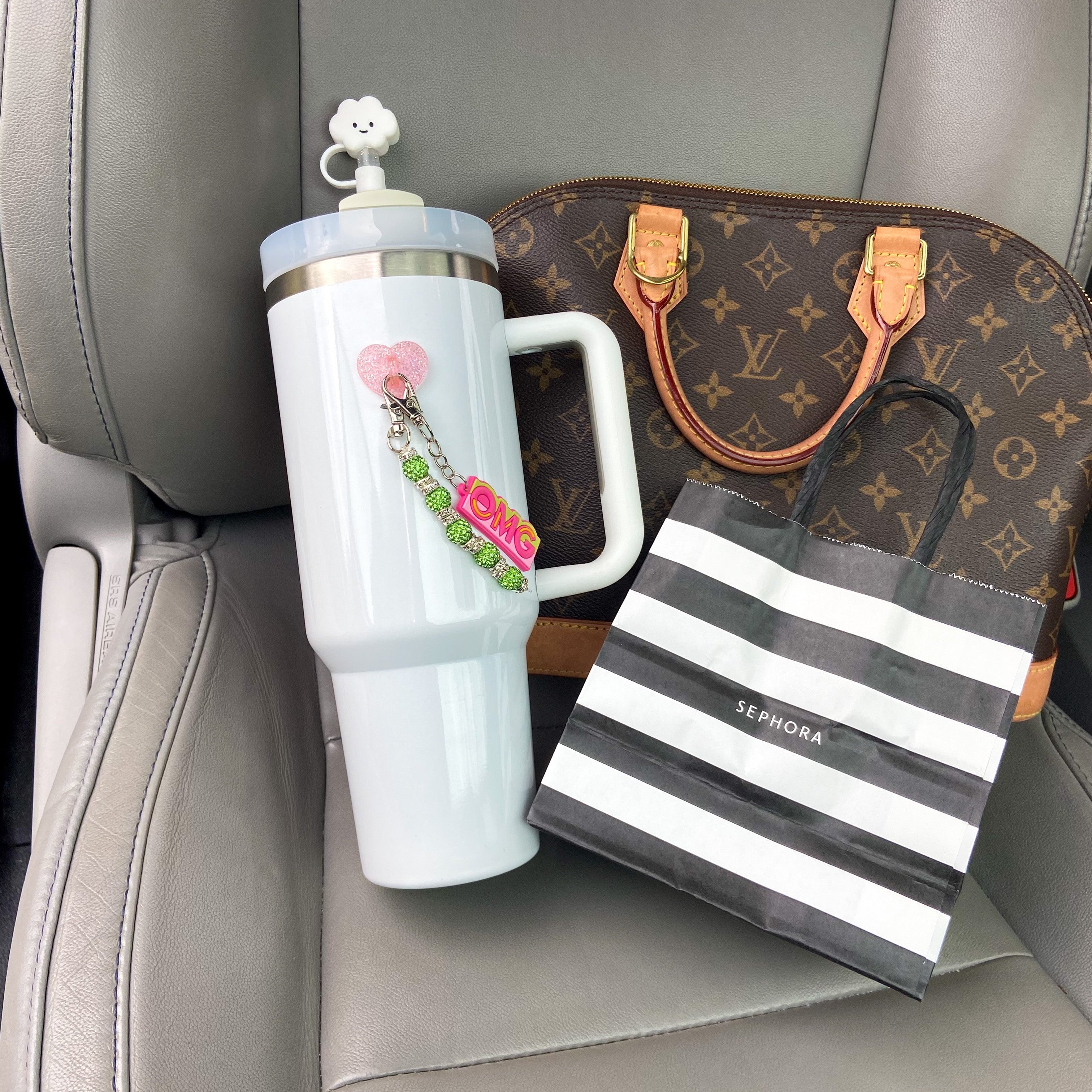 Green Bling Bead Charm