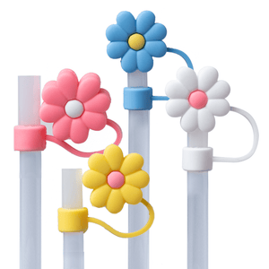 Flower Straw Toppers