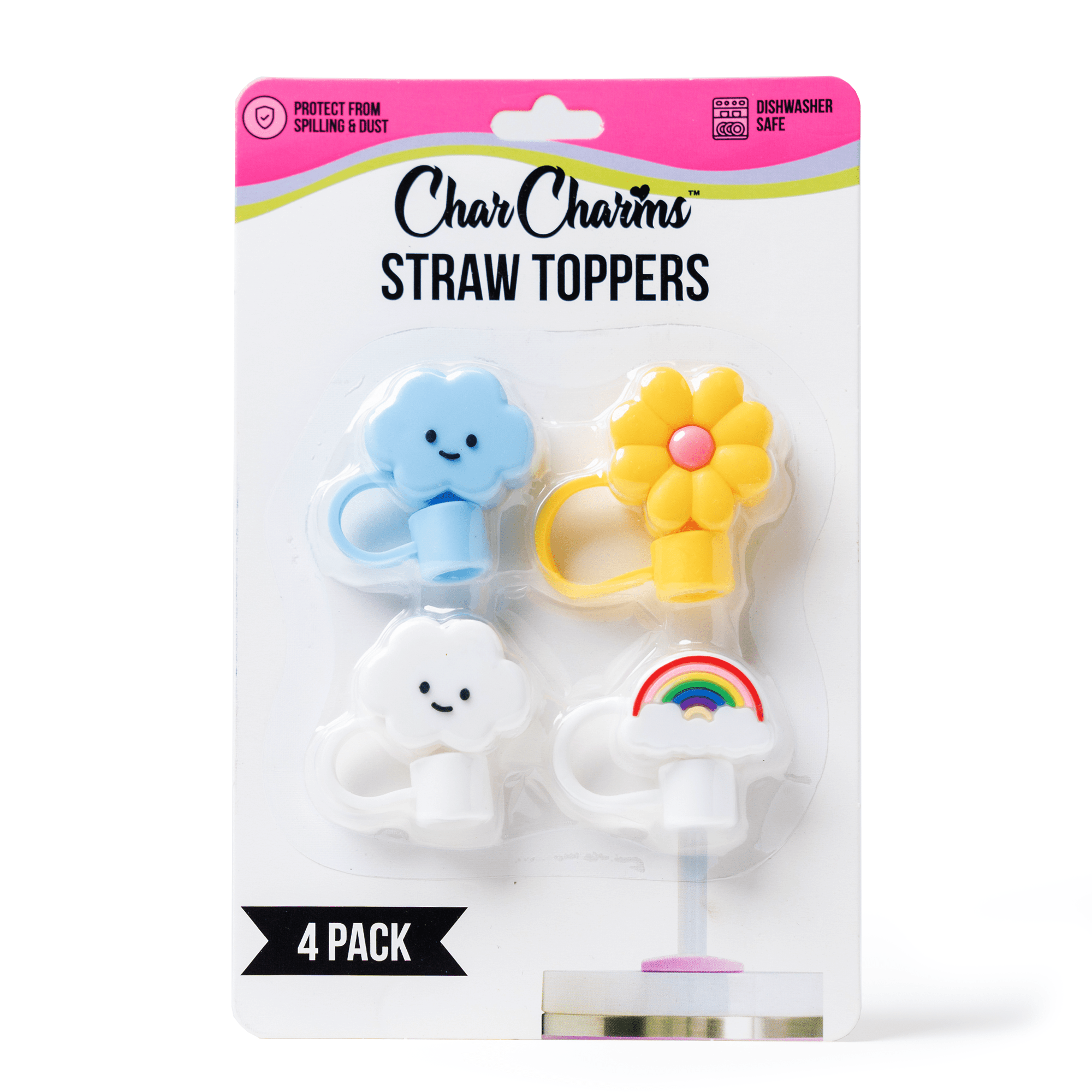 Nature 4 - Pack Straw Topper | | CharCharms Accessories
