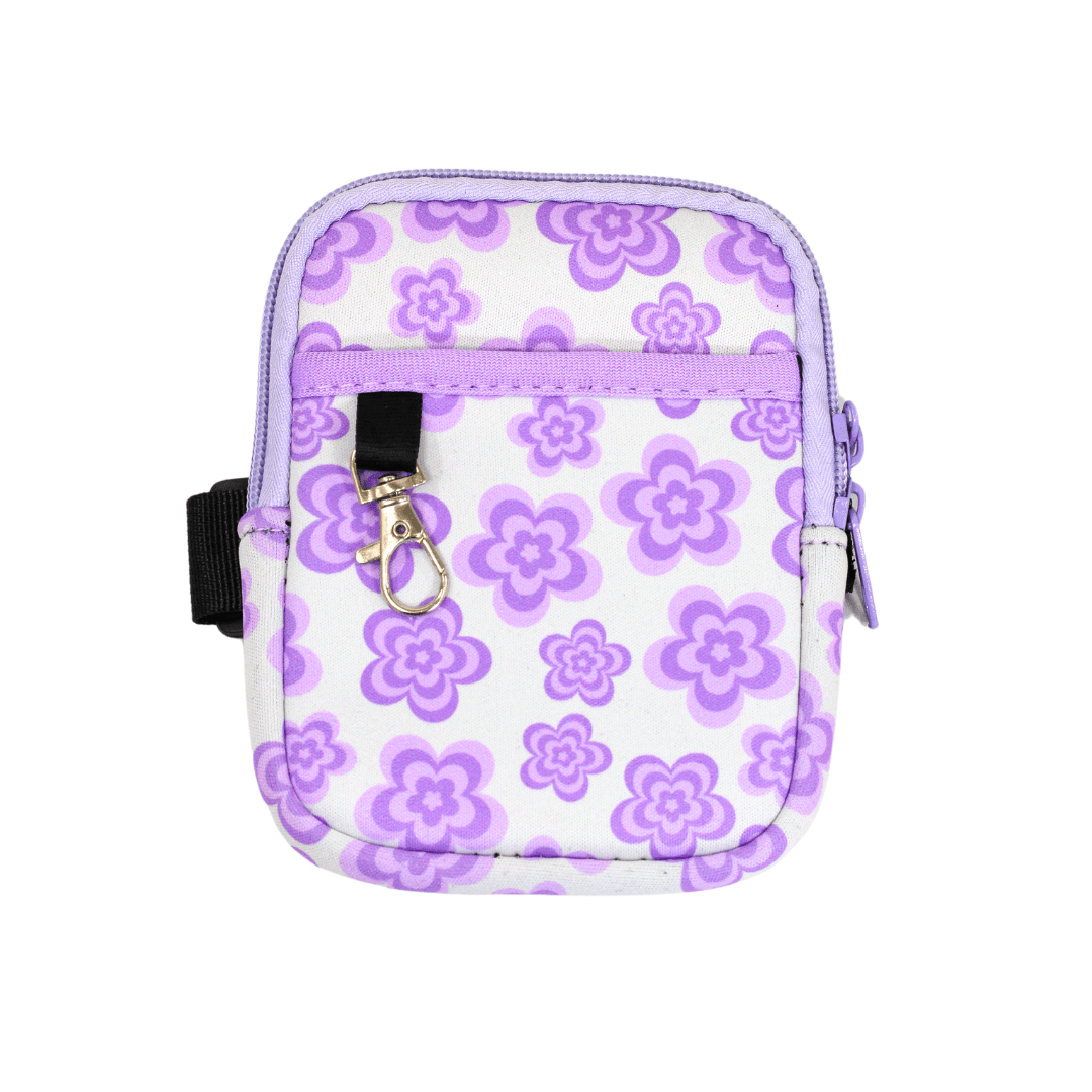Purple Flower Bottle Pouch | | CharCharms Accessories