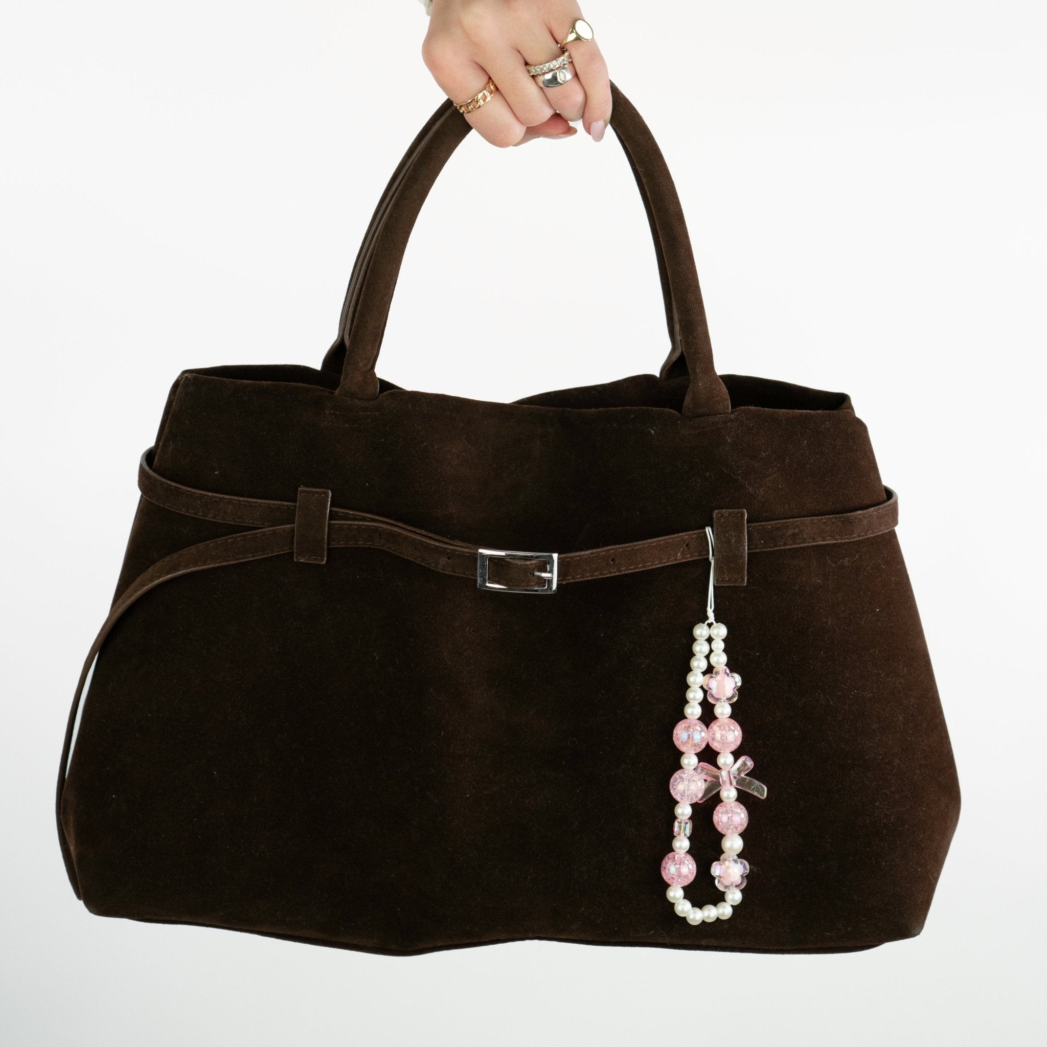Rosy Luxe Bag Charm | | CharCharms Accessories
