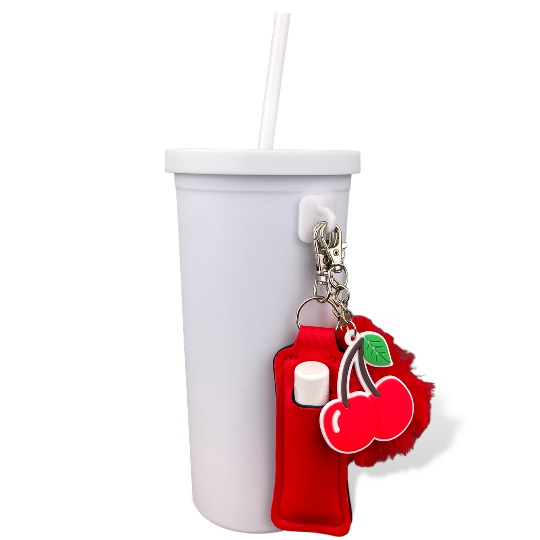 Cherry Coke Can Silicone Keychain