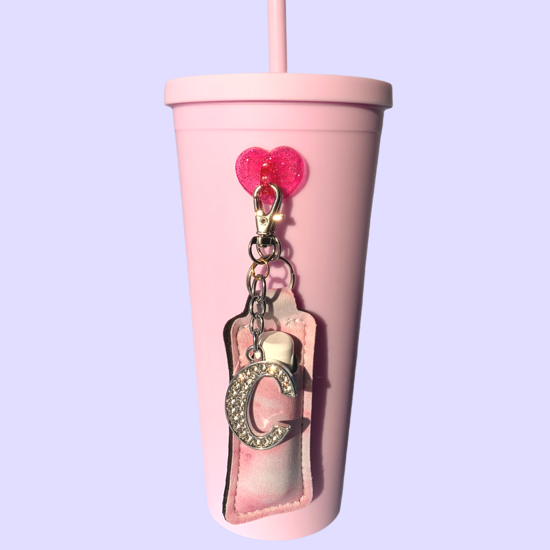 Pink Custom Name Charm for Stanley Cup Handle or Other Water