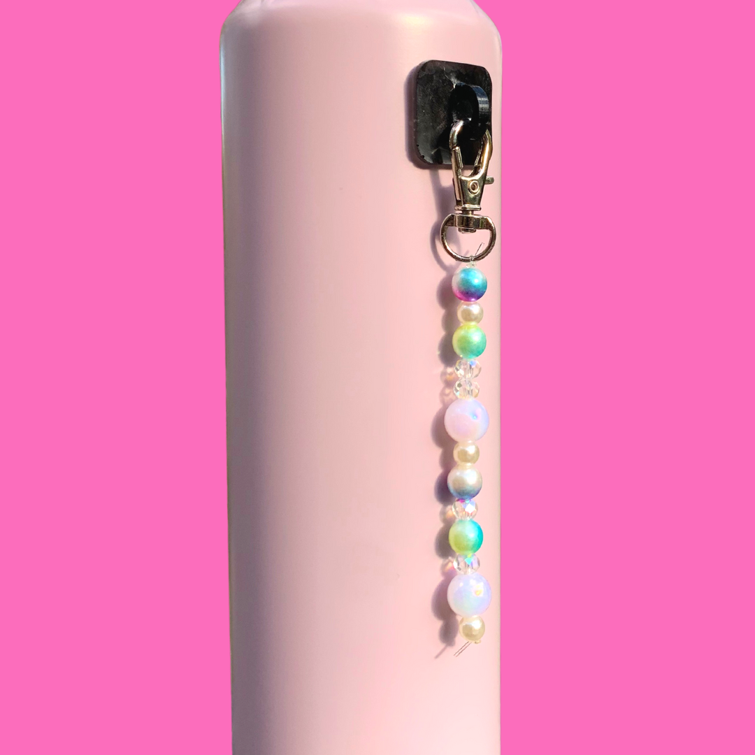 Pearl Bead Water Bottle Accessory Charm