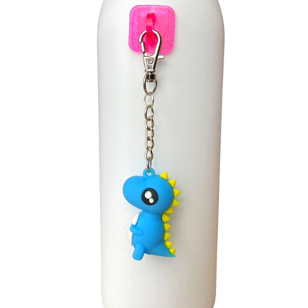 CharCharms Blue Tiedye Holder with Stars Water Bottle Charm