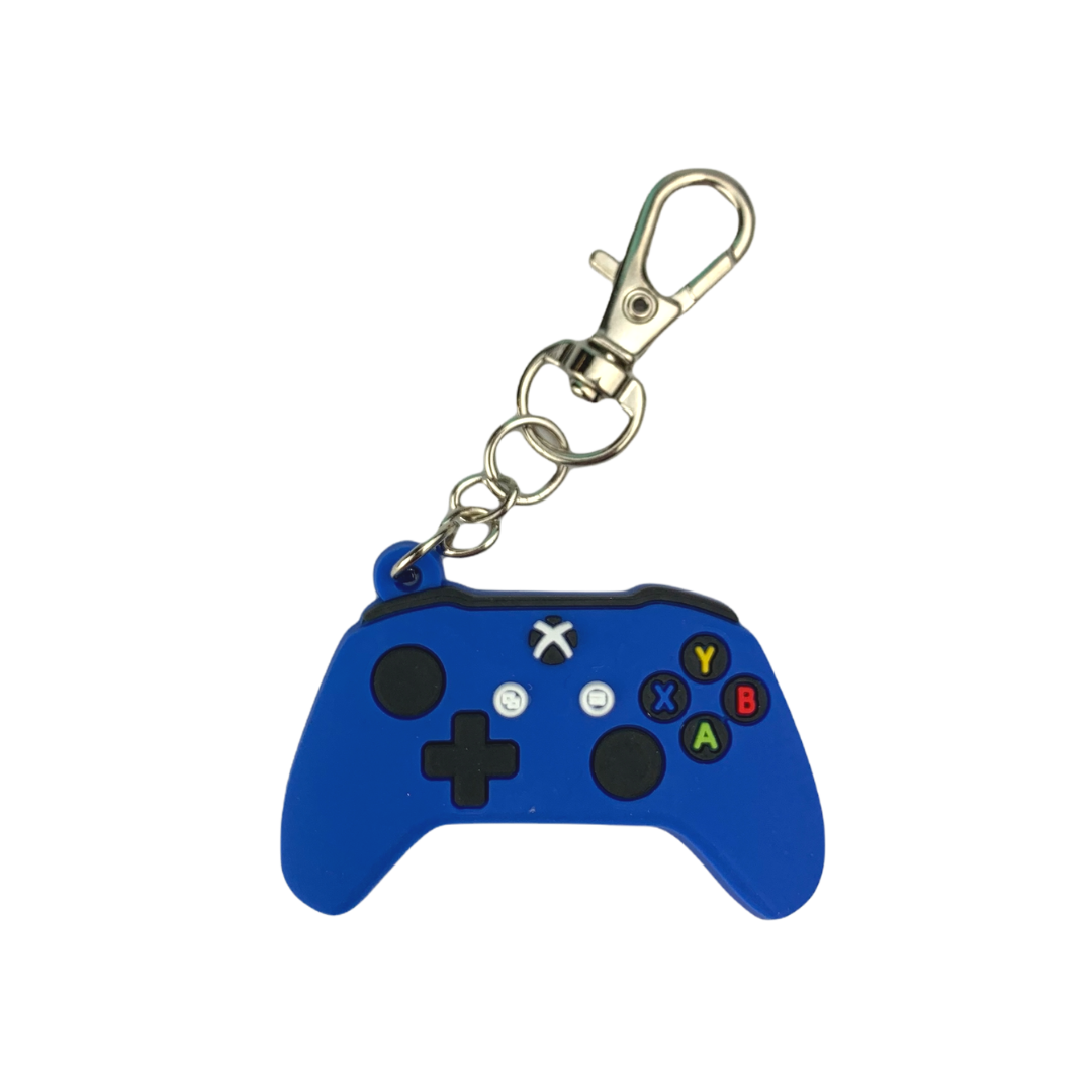 Blue Video Game Water Bottle Accessory Charm