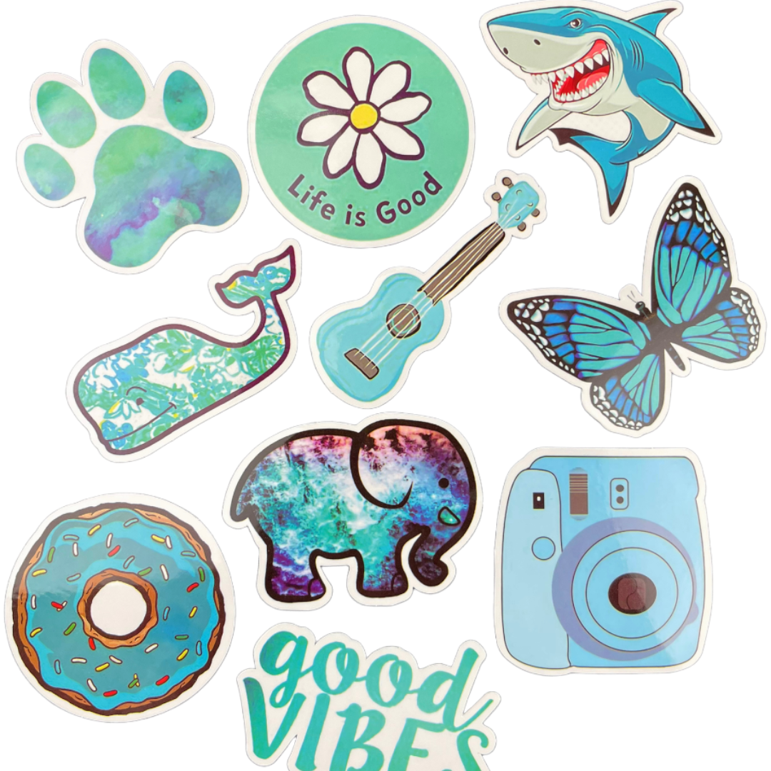Cool Sticker, Neon Sticker, Cute Sticker, Funny Sticker, Water Bottle