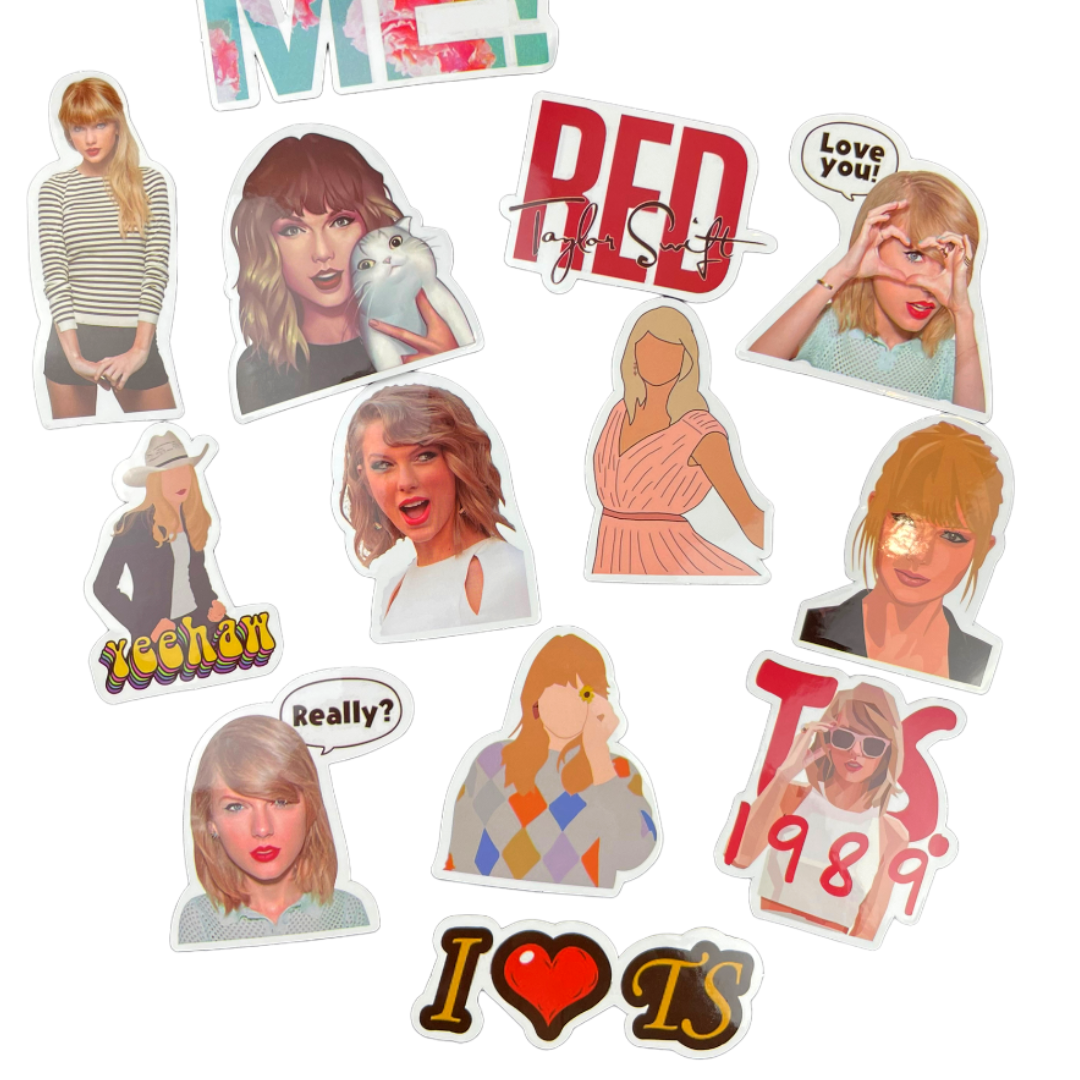 Taylor Swift Lover Sticker Pack Laptop Decal Hydroflask 