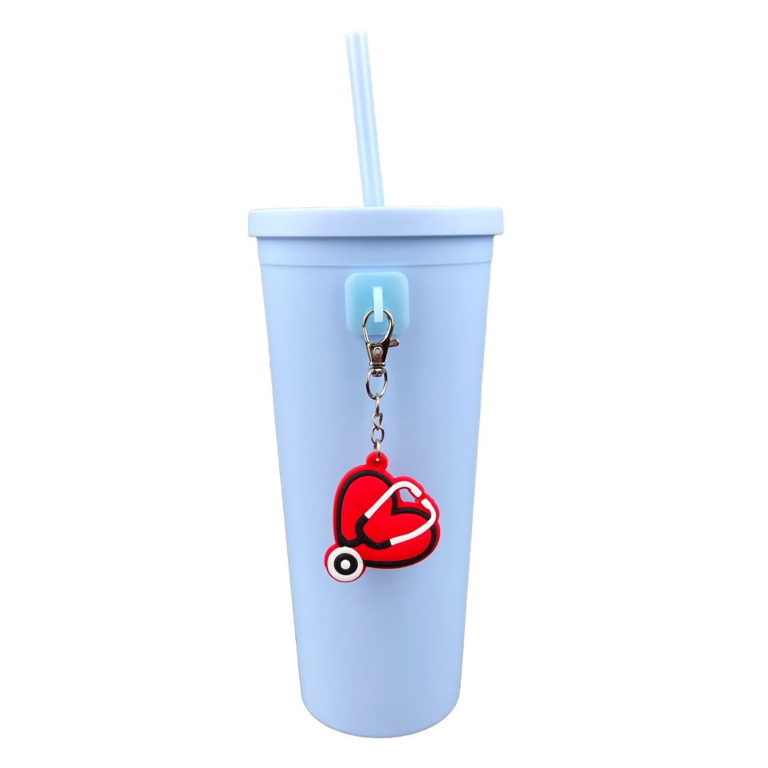 CharCharms Water Bottle Accessory | Tennis Charm