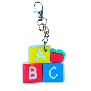 Teacher Blocks Charm