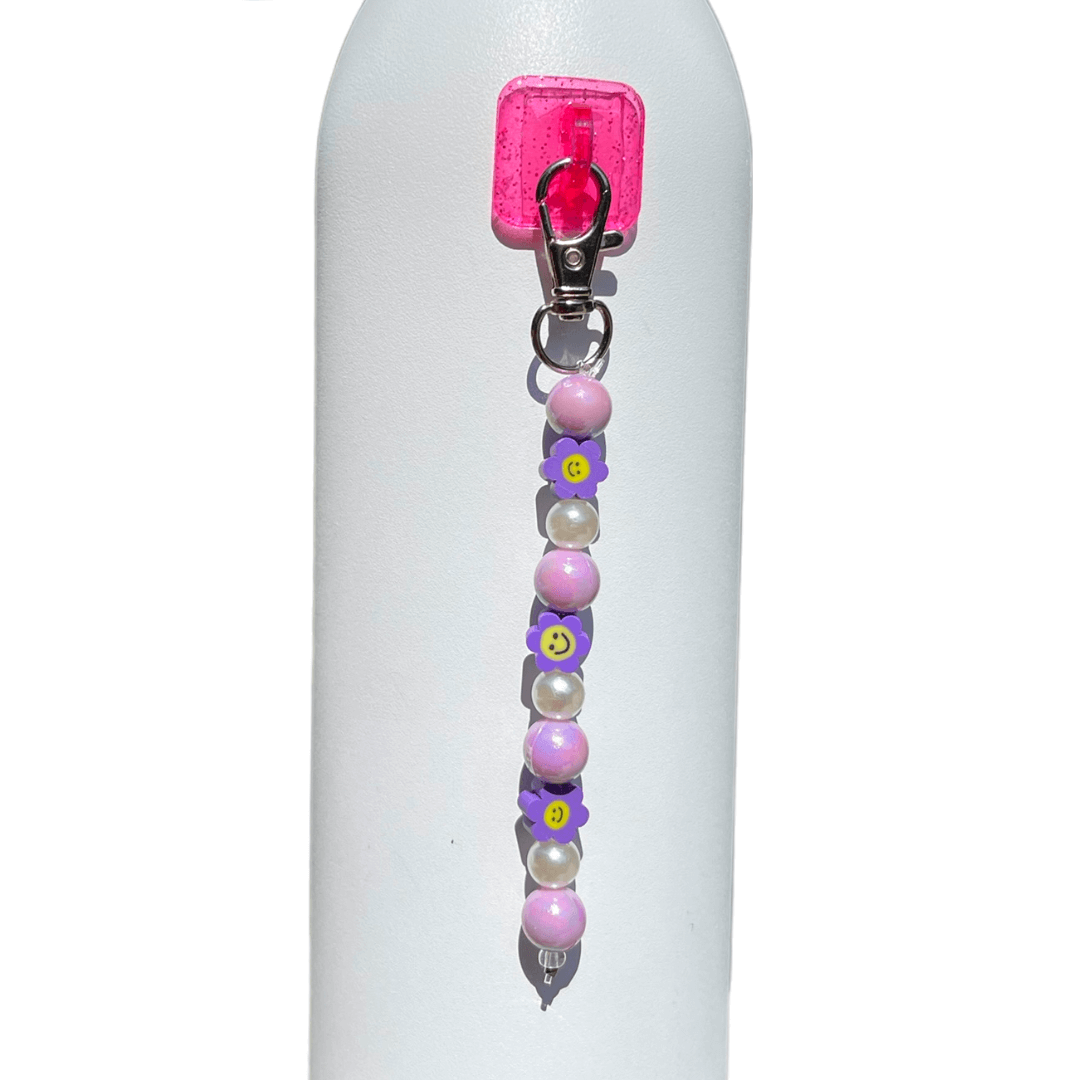 CharCharms Purple Flower Bead Charm