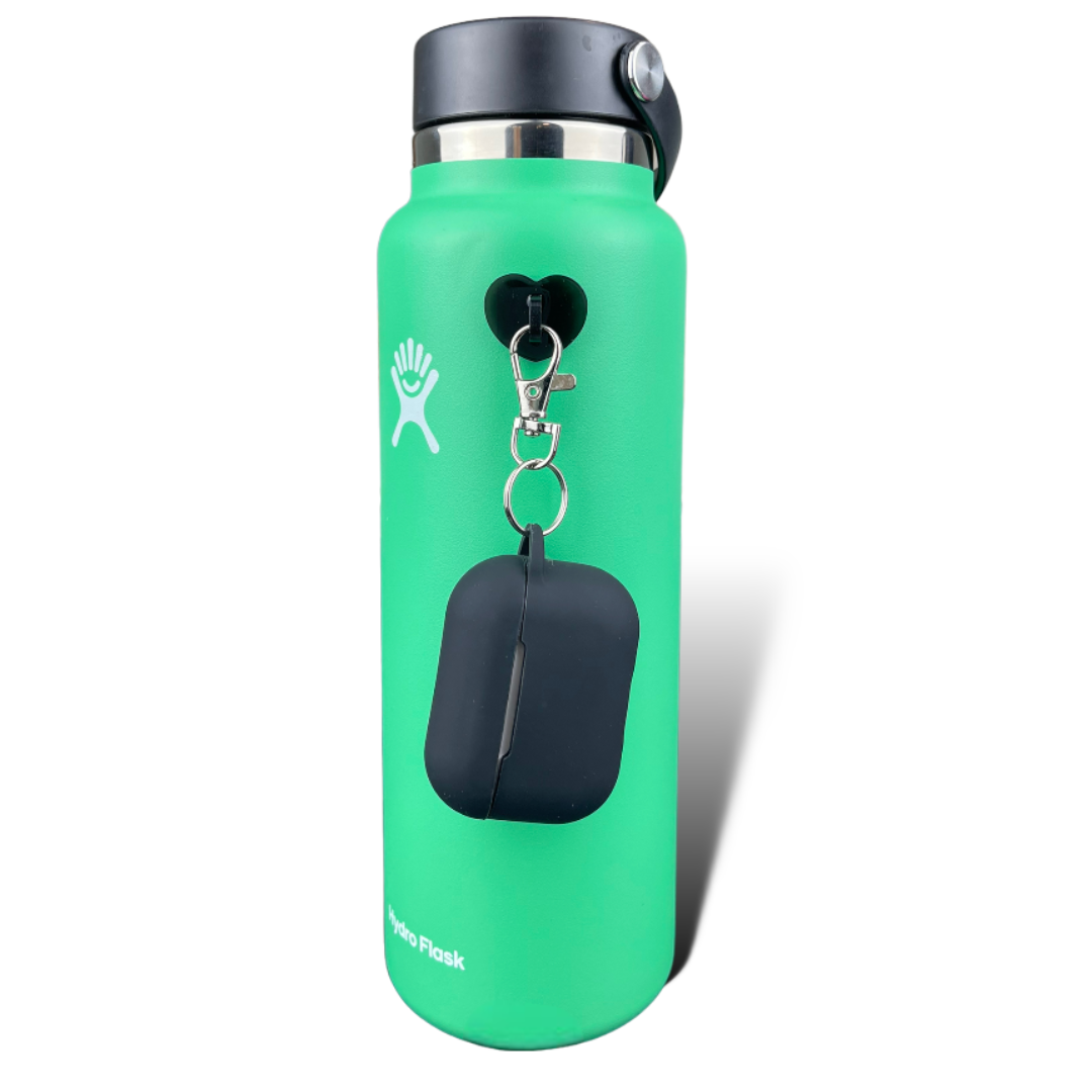 CharCharms Water Bottle Accessories  AirPod Pro Holder Case Forest Green
