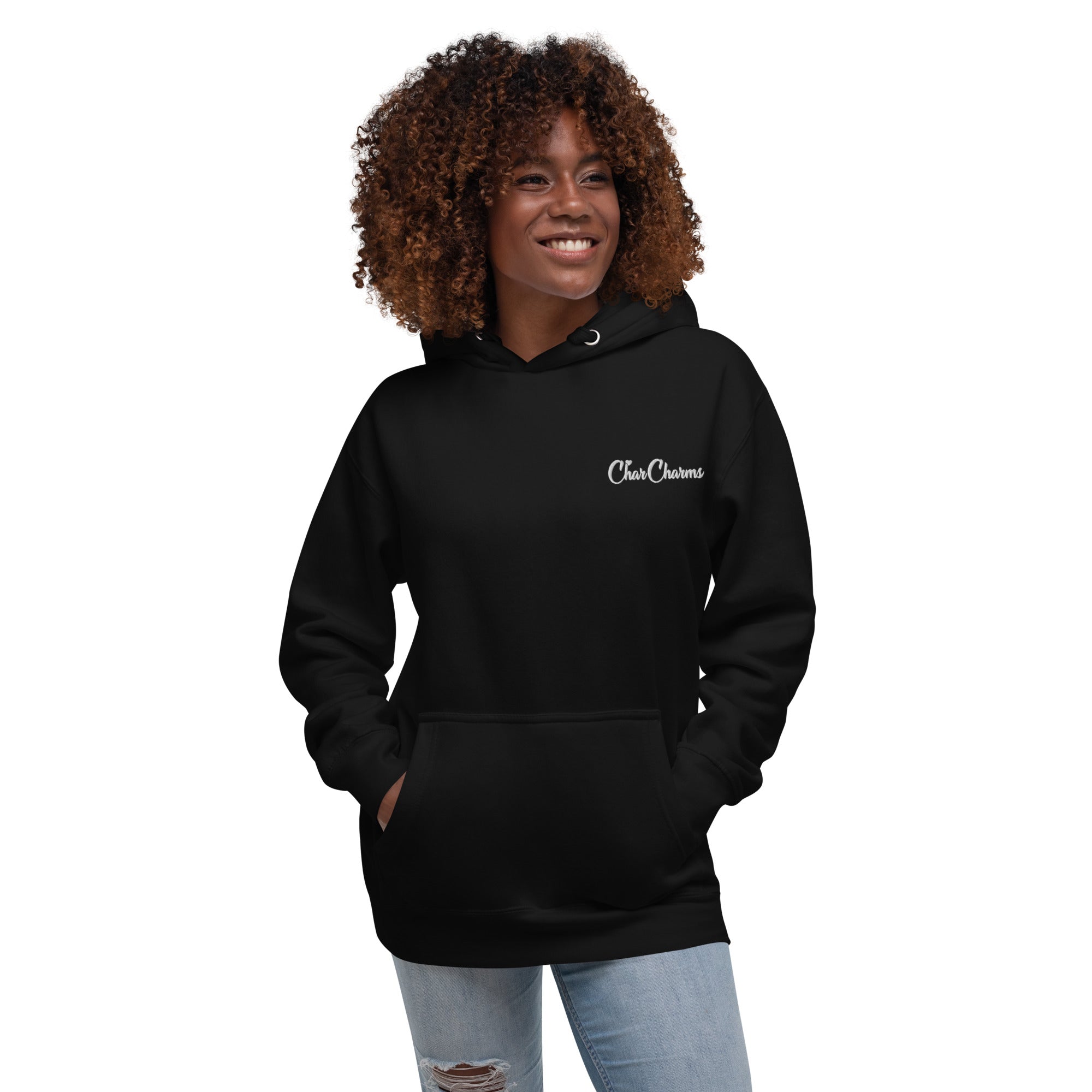 CharCharms Merchandise Black Sweatshirt Hoodie