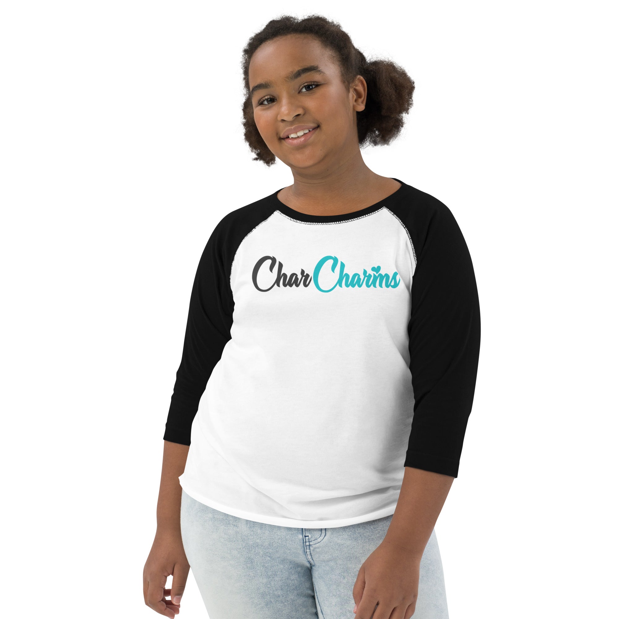 CharCharms Merchandise Kids Baseball Tee Tshirt